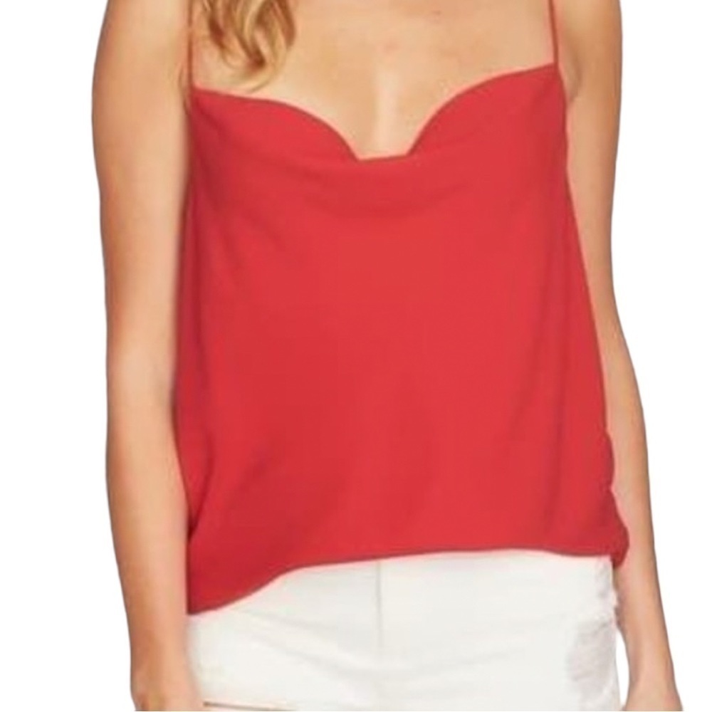 New WITH TAGS 1 STATE DRAPE NECK CORAL CAMISOLE‎